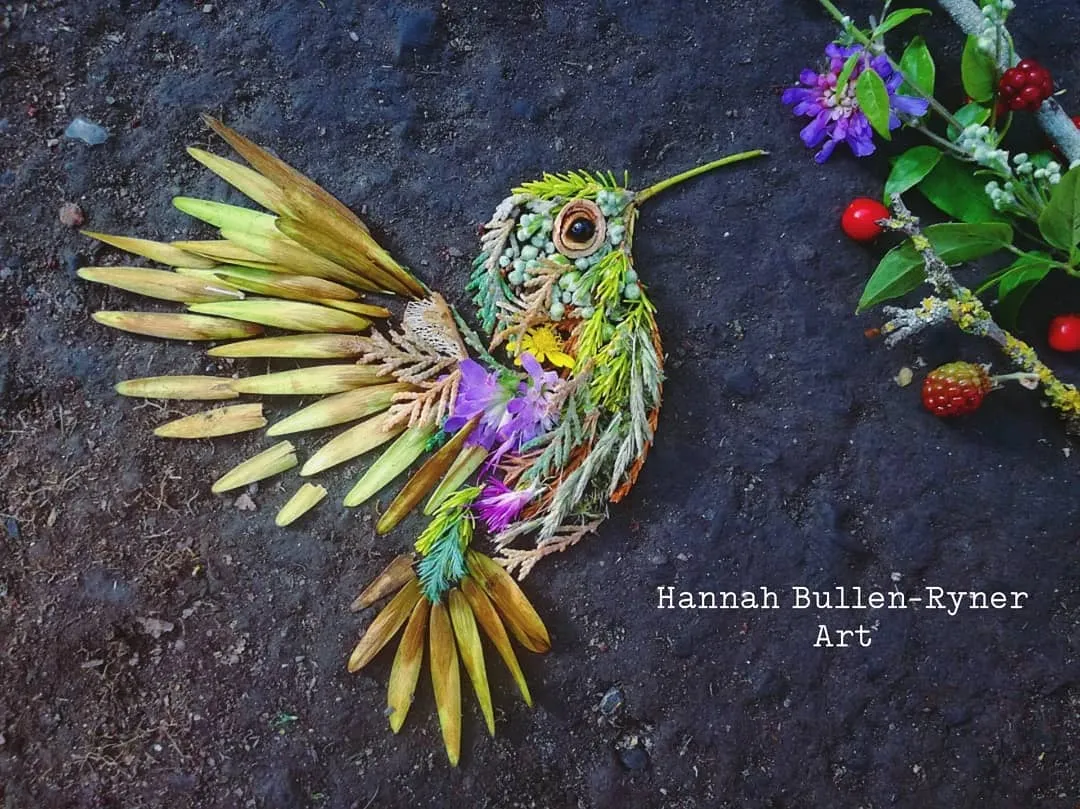 Artist Creates Incredible Birds With Elements Of Their Natural Environment