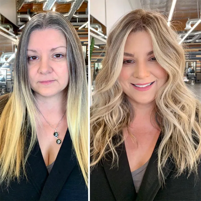 30 Photos Show How People Look Before And After Their Hair Transformation