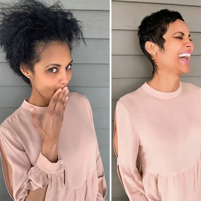 30 Photos Show How People Look Before And After Their Hair Transformation