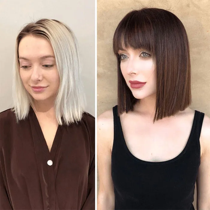 30 Photos Show How People Look Before And After Their Hair Transformation