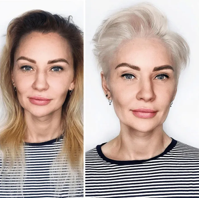 30 Photos Show How People Look Before And After Their Hair Transformation