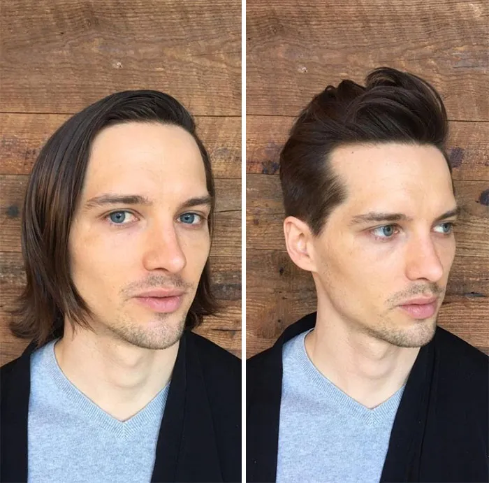 30 Photos Show How People Look Before And After Their Hair Transformation