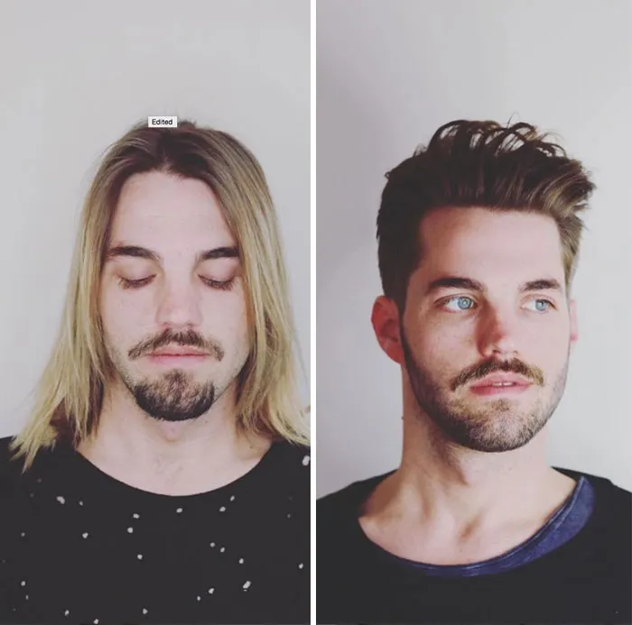 30 Photos Show How People Look Before And After Their Hair Transformation