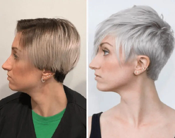 30 Photos Show How People Look Before And After Their Hair Transformation