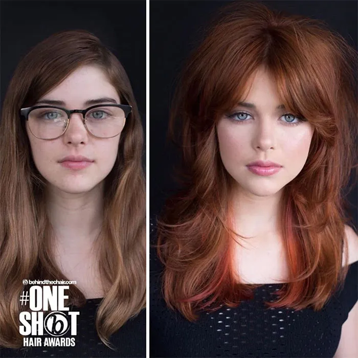 30 Photos Show How People Look Before And After Their Hair Transformation