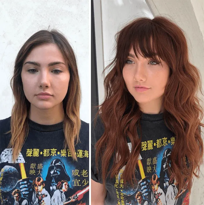 30 Photos Show How People Look Before And After Their Hair Transformation
