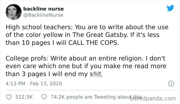 People Are Pointing Out How Hilariously Different High School Teachers And College Professors Are (30 Pics)