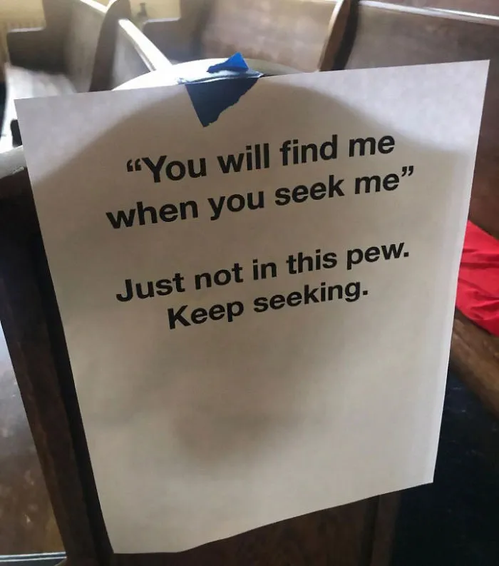 This Church Uses Hilarious And Accurate Biblical References To Enforce Social Distancing (8 Pics)