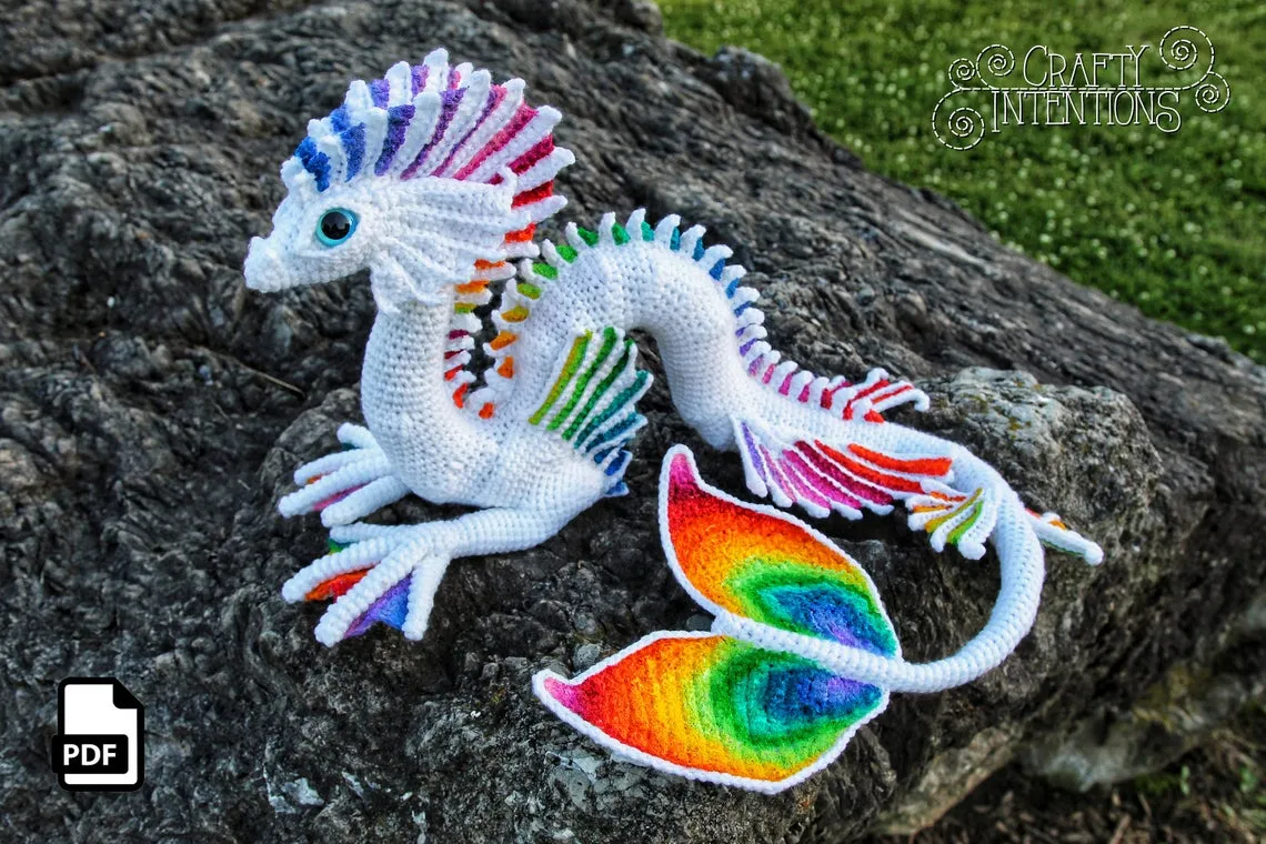 Crochet A Spectacular Sea Serpent Amigurumi, Pattern By Megan Lapp Of Crafty Intentions