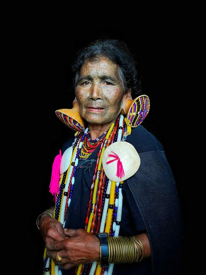 Series: First Place, 'Tattooed Women', Mindat, Myanmar By Liu Dan