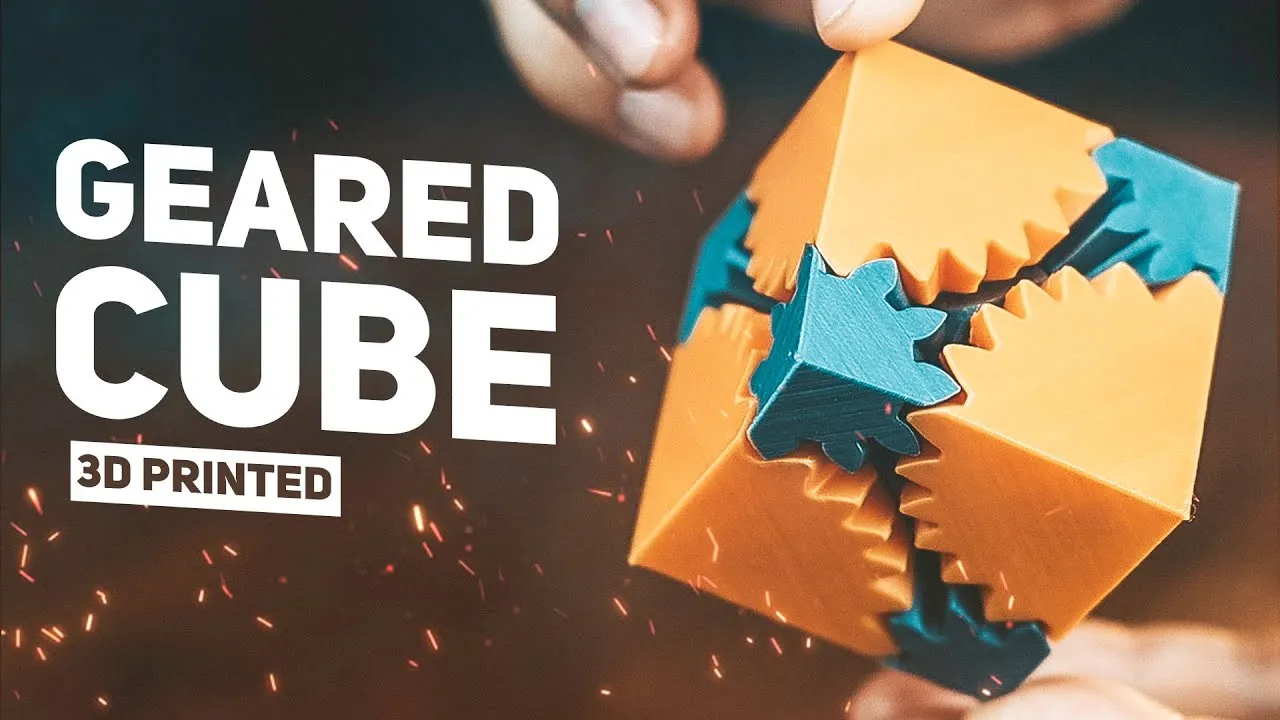 Geared Cube / 3D Printed
