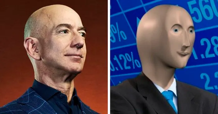 17 Memes That Emerged After People Discovered How Similar Jeff Bezos And Stonks Man Look