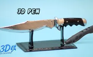 Can You Recreate A Sword Made By #bobbydukeart Using A 3D Pen