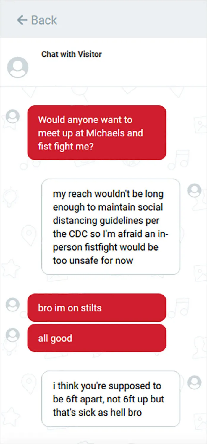 30 Hilarious Conversations Between Shoppers On Michaels' Store Website