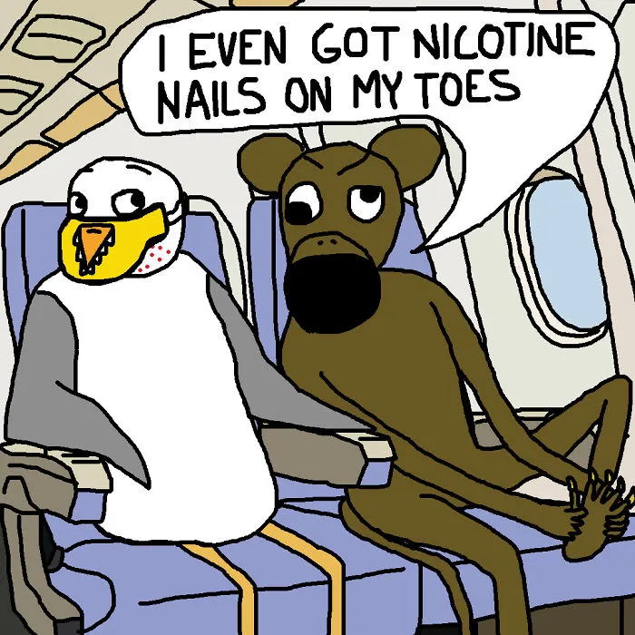 Broken Ape Is Not Who You Want To Sit Beside On A Long Haul Flight
