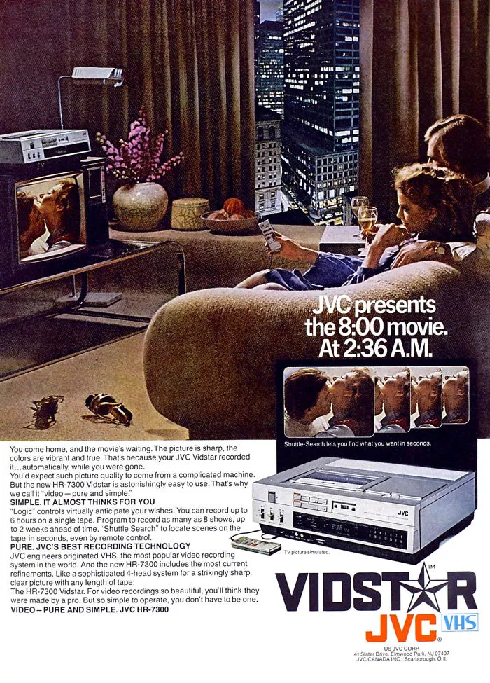 Jvc Hr-7300 Vidstar Vhs: $1,280.00