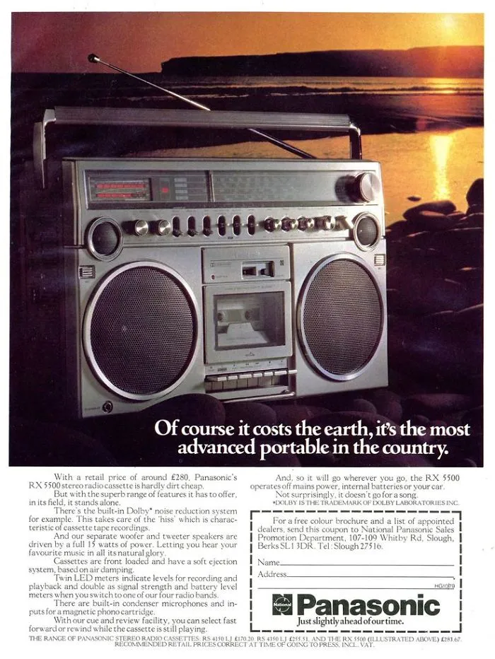 Panasonic Rx 5500 Stereo: $576.19 [$2,046 Today]