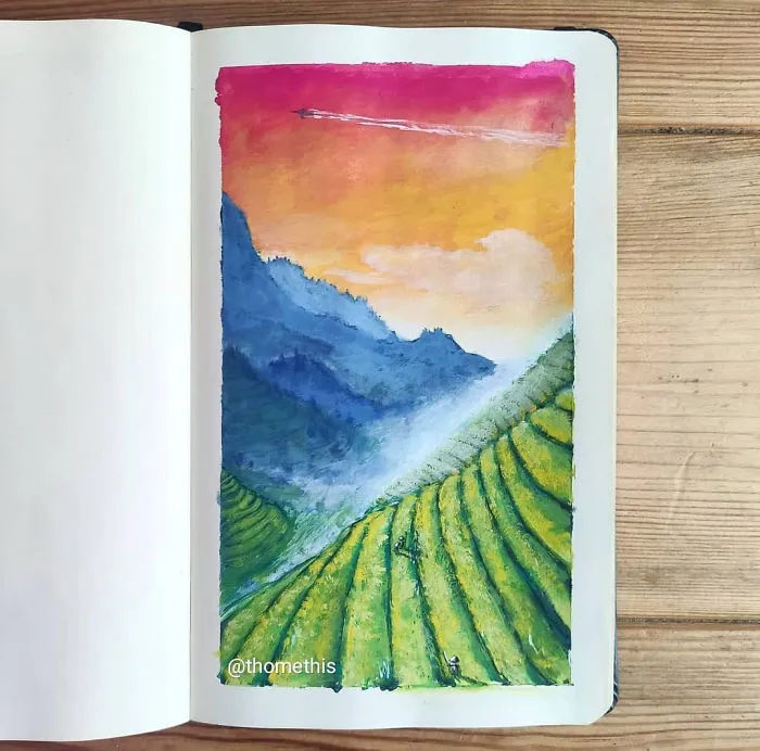 I Challenged Myself To Paint One Painting A Day For 100 Days With Gouache – A Medium I’ve Never Used Before (30 Pics)