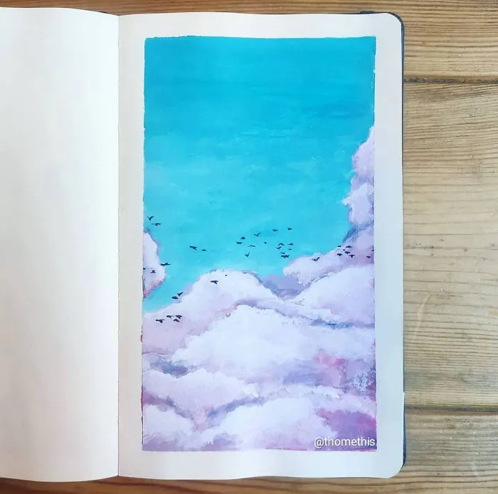 I Challenged Myself To Paint One Painting A Day For 100 Days With Gouache – A Medium I’ve Never Used Before (30 Pics)