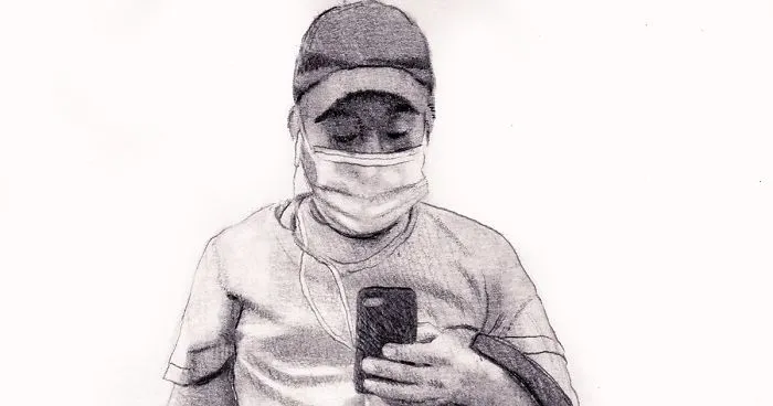 New Yorker Draws Sketches Of Masked Strangers On The Subway, Captures The Spirit Of The Times