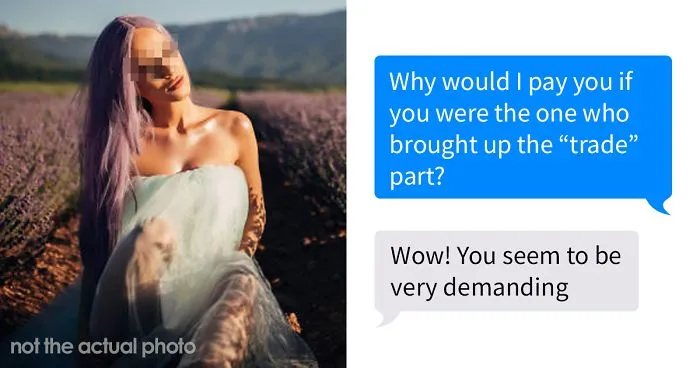 Model Haggles For A Free Photoshoot, Photographer Agrees, But This Choosing Beggar Decides It's Not Enough