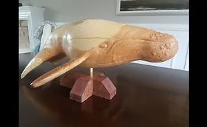 Whale Woodcarving From Ash