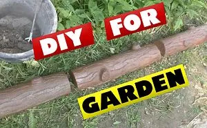 Cement Craft Ideas For Garden-Edging A Garden Bed Of Cement Can Be Done By Anyone