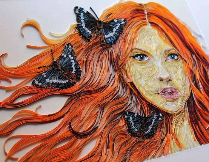 I Use A Paper Quilling Technique To Create These Art Pieces (42 Pics)