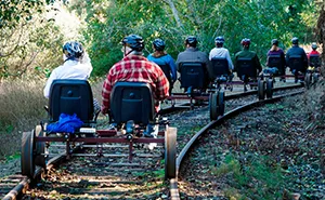 You Can Pedal Through California’s Redwood Forest On A Railbike, And The Trip Looks Absolutely Stunning