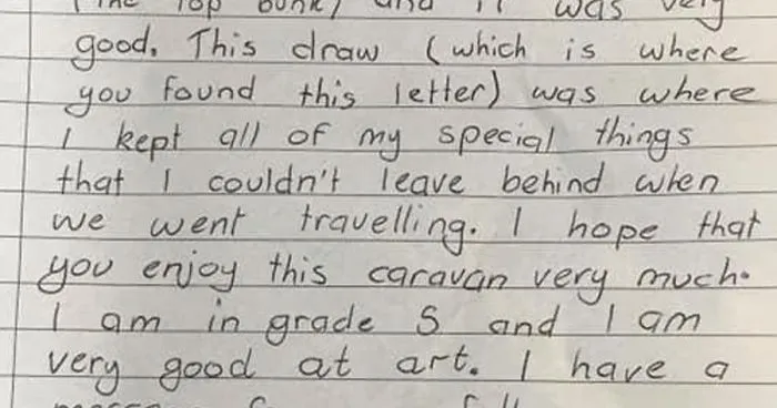 Someone Posts A Letter They Found In Their Newly Purchased Caravan, Others Join In By Sharing Hidden Messages They've Found Themselves
