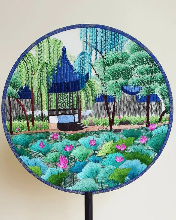 Pavilion In Spring
