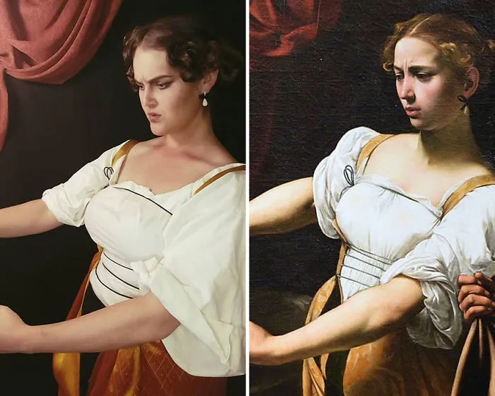 Caravaggio "Judith Decapitando A Holofernes" (1599)