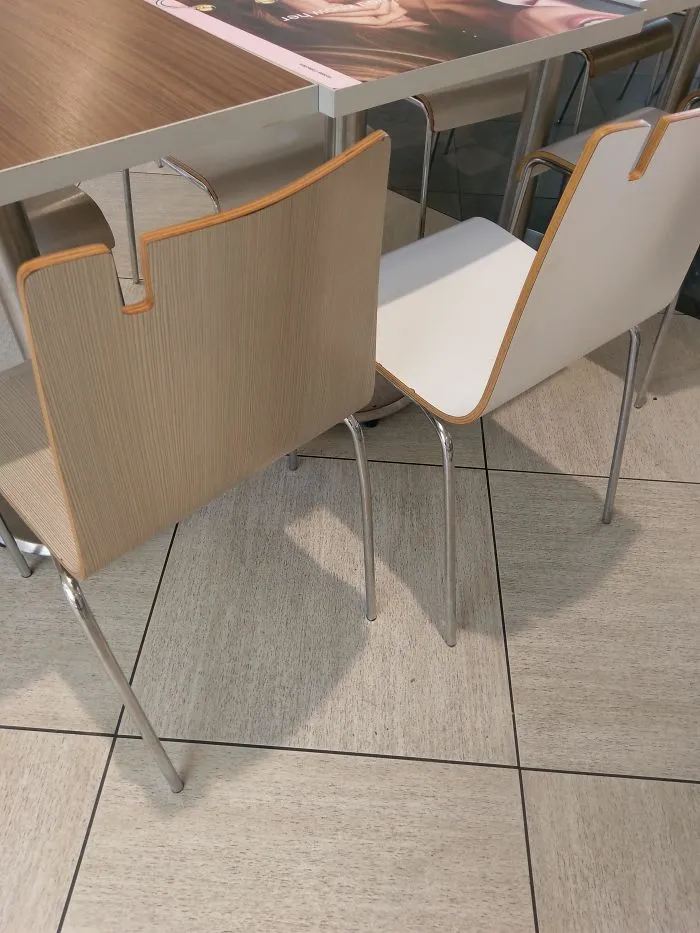 These Notched Chairs To Hold Bags