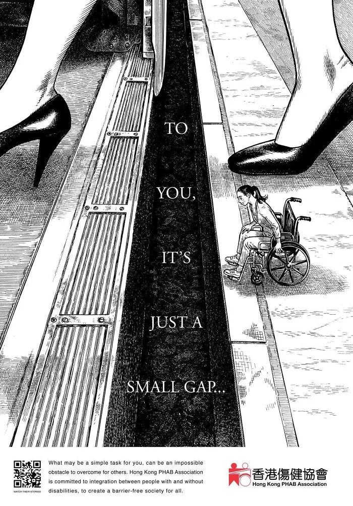 A Campaign Ad For Universal Design In Hong Kong