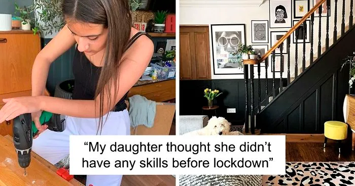 12-Year-Old Girl Redecorates Family Home In A Week For Just Around  $125, And Here Are The Results