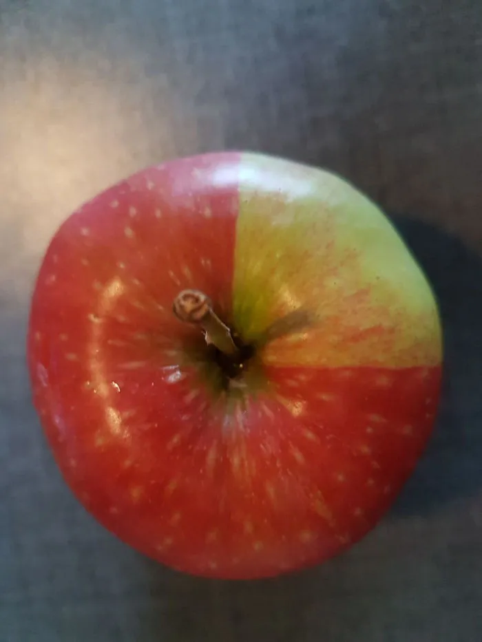 Manzana que parece estar cargando