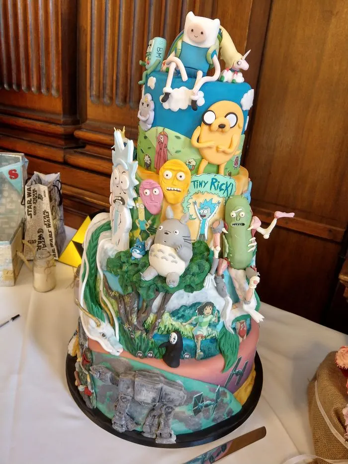 Tarta increíble de animación