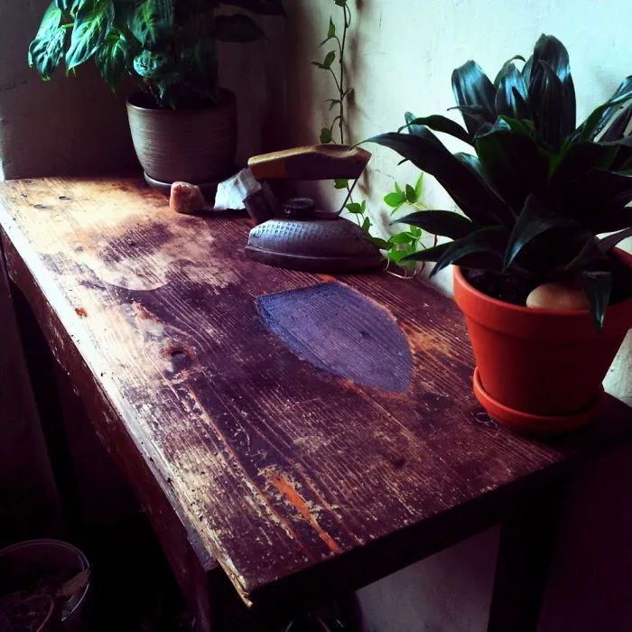 Mi bisabuela usaba este mueble para planchar