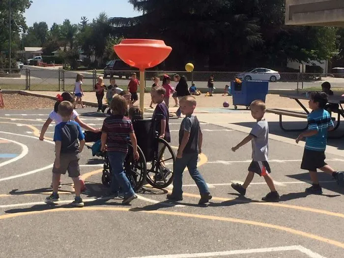 My Wife And I Were Worried Our Daughter Would Have A Hard Time Making Friends In Kindergarten Because Of The Wheelchair. Turns Out I Have A Different Problem On My Hands