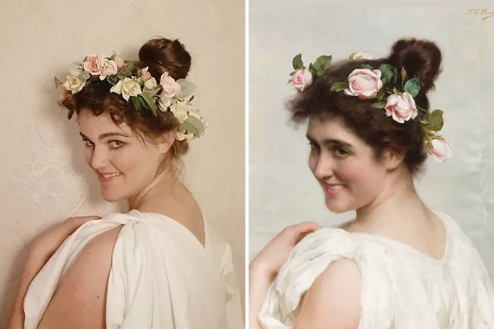 Tito Conti "Una Belleza Italiana" (~1880)