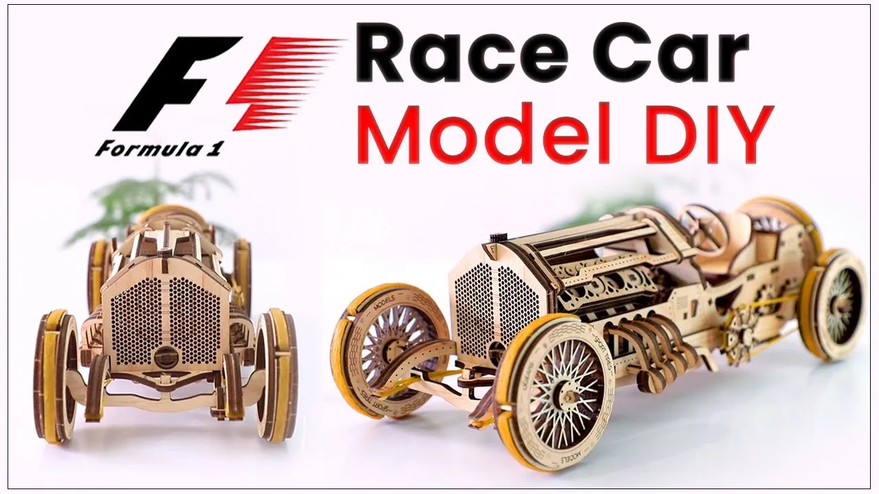 First F1 Racing Car Made From Wood & It's Take 20 Hours To Make