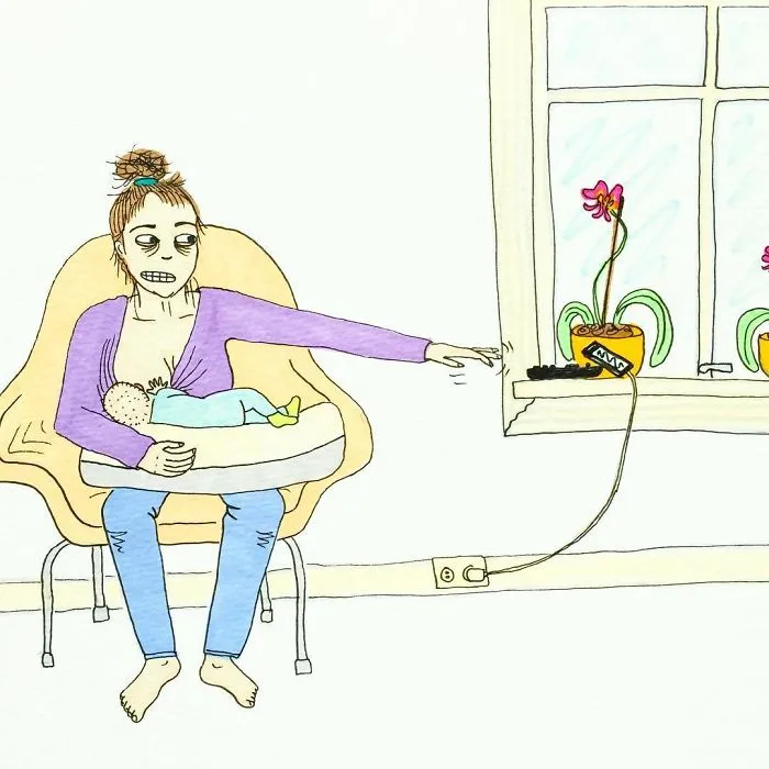 Norwegian Mom Doesn't Censor What Motherhood Really Looks Like In Her 30 Illustrations