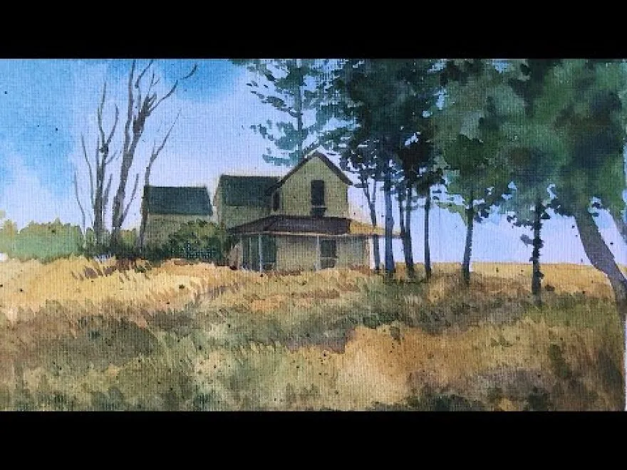 Abandoned House | Watercolour Landscape