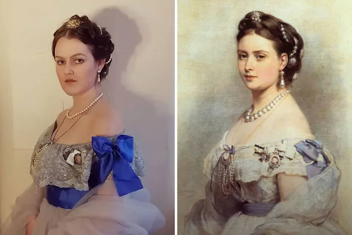 Franz Xaver Winterhalter "La Princesa Victoria De Prusia" (1867)