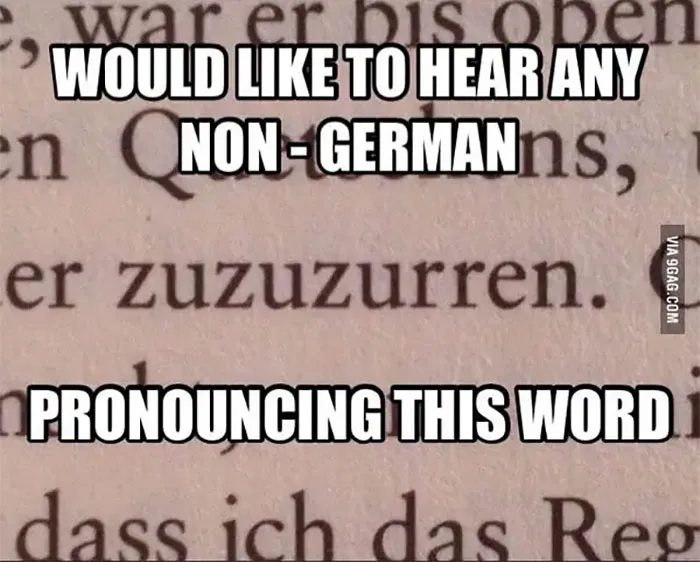 When German Words Looked Like They Have To Be Kidding You