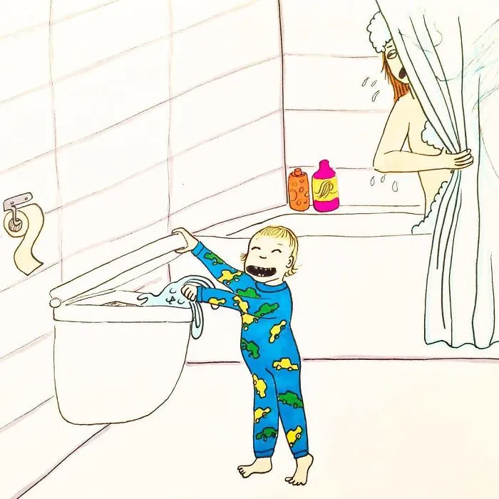 Esta madre noruega muestra la auténtica maternidad sin censuras con 30 ilustraciones