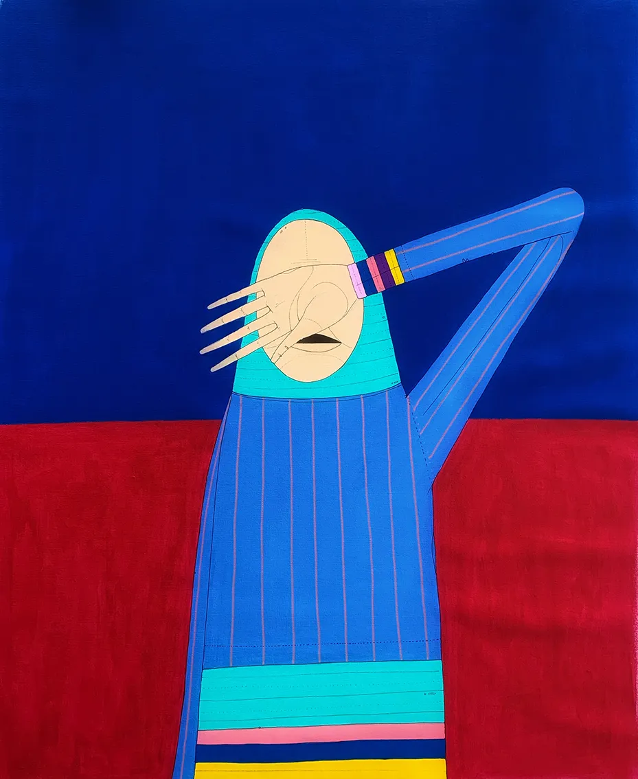 I Made These Paintings To Showcase My Disappointment About Social Distancing In Covid-19 Era.