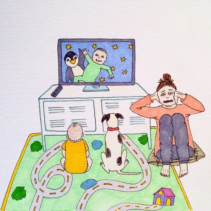 Norwegian Mom Doesn't Censor What Motherhood Really Looks Like In Her 30 Illustrations
