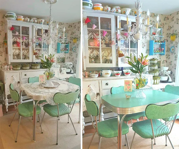 For The Vintage Lovers, 1964 Table And Chairs Found On Fb Marketplace A Few Years Back
