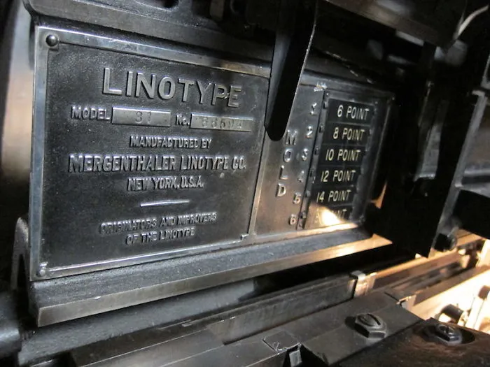 26 Seriously Cool Close-Ups Of Vintage Printing And Graphic Arts Machinery Plaques